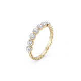 The Celeste - 7-Stone Diamond Bubble Band | Solid Gold