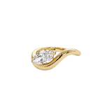 The Onda | 1CT Fluid East-West Marquise Diamond Ring | Solid Gold
