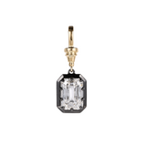 The Eclipse - Blackened Bezel Diamond Enhancer Charm