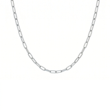 Statement Paperclip Versatile Layering Link Chain Necklace | 14K Solid Gold
