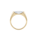 1 Carat Marquise Lab Diamond East-West Solitaire Ring | 14K Solid Gold IGI Certified