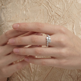 The Nebula - 1.10CT Asymmetrical Diamond Cluster Ring | Solid Gold