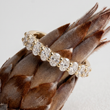 The Lumina - 0.81ctw 9-Stone Oval Diamond Band Ring | Solid Gold