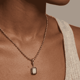 Beaded Ball Chain Necklace for Charms 1.2–2.0mm | 14K Solid Gold