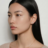 The Psyche - Marquise Diamond Butterfly Stud | Solid Gold