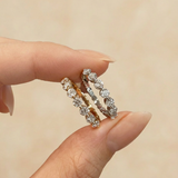 The Celeste - 7-Stone Diamond Bubble Band | Solid Gold