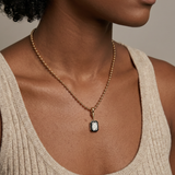 The Eclipse - Blackened Bezel Diamond Enhancer Charm