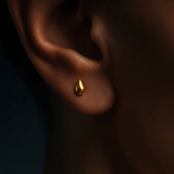 The Morphe - 3D Liquid Teardrop Lab Diamond Statement Earrings | Solid Gold