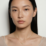 The Cleo - Asymmetrical Heart Diamond Studs | Solid Gold
