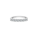 The Juliette - 7-Stone Lab Diamond Half Eternity Ring | 14K Solid Gold