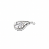 The Onda | 1CT Fluid East-West Marquise Diamond Ring | Solid Gold