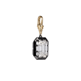 The Eclipse - Blackened Bezel Diamond Enhancer Charm