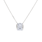 The Edge - 1 carat Radiant Cut Diamond Pendant Necklace | Solid Gold