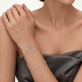 Asteria Lab-Grown Diamond Hand Chain Ring Bracelet | 10K/14K Solid Gold