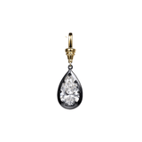 The Eclipse - Blackened Bezel Diamond Enhancer Charm