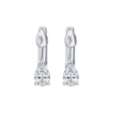 The Morphe - 3D Liquid Teardrop Lab Diamond Statement Earrings | Solid Gold