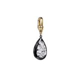 The Eclipse - Blackened Bezel Diamond Enhancer Charm