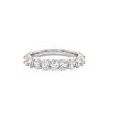 The Lumina - 0.81ctw 9-Stone Oval Diamond Band Ring | Solid Gold