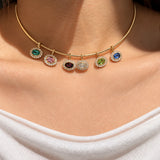 Oval Halo Lab-Grown Diamond Pendant - Vertical or East-West | 10K/14K Solid Gold