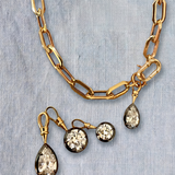 The Eclipse - Blackened Bezel Diamond Enhancer Charm