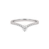 The Chev - Chevron Stackable Ring | 14K Solid Gold