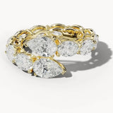 Custom Product Listing – 3.7ct Lab-Grown Diamond Open Ring in 18K Gold for Yomi - second upgrade payment for adding 1.7ct
