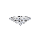 The Berlin Love Letter Ring - Scattered Lab Diamond Cluster Engagement Ring | Solid Gold